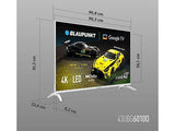 LED TV  BLAUPUNKT 43UBG6010S 43 4K Google TV Dolby Vision WHITE