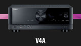 YAMAHA RX-V4A 5.2-Channel AV Receiver with 8K HDMI and MusicCast